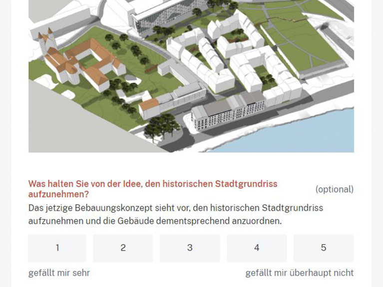 Ausschnitte der Beteiligungsplattform otto-beteiligt.de
