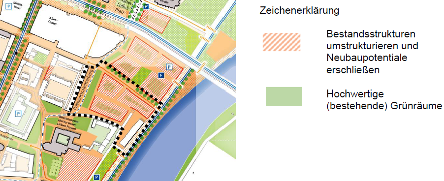 Auszug Rahmenplan Innenstadt