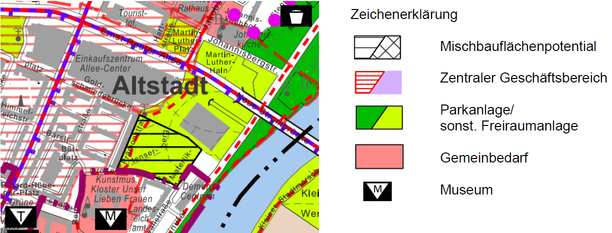 Auszug Integriertes Stadtentwicklungskonzept 2025 Stadtteile